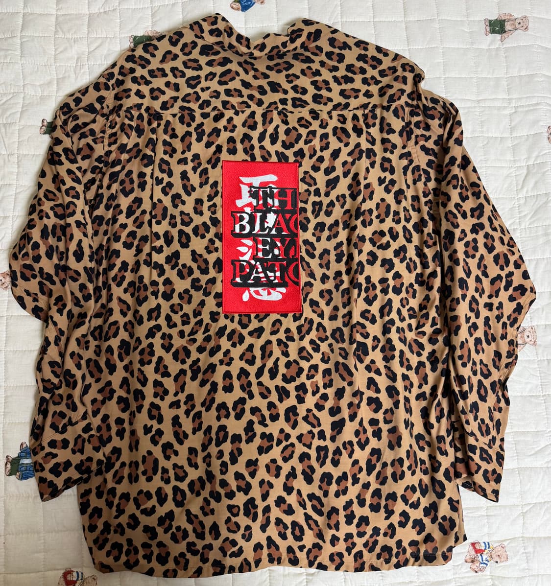 [M] 와코마리아x블랙아이패치 레오파드 롱슬리브 셔츠 상품이미지3