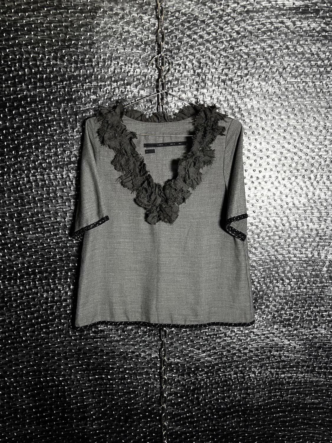 Cop.copine 프릴 블라우스 상품이미지1