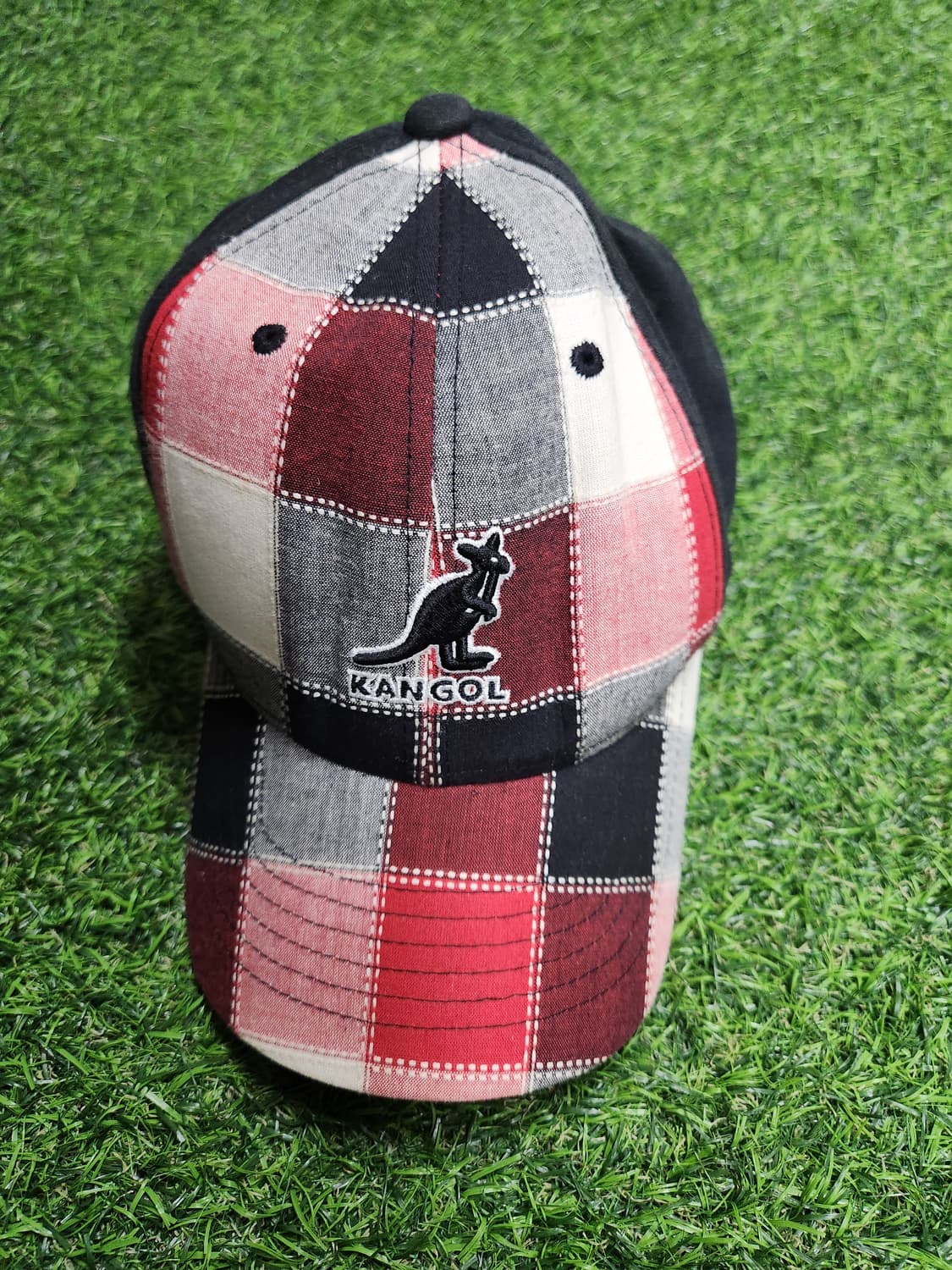 빈티지 KANGOL 블록체크 볼캡 🧢 레어템 찜각 상품이미지1