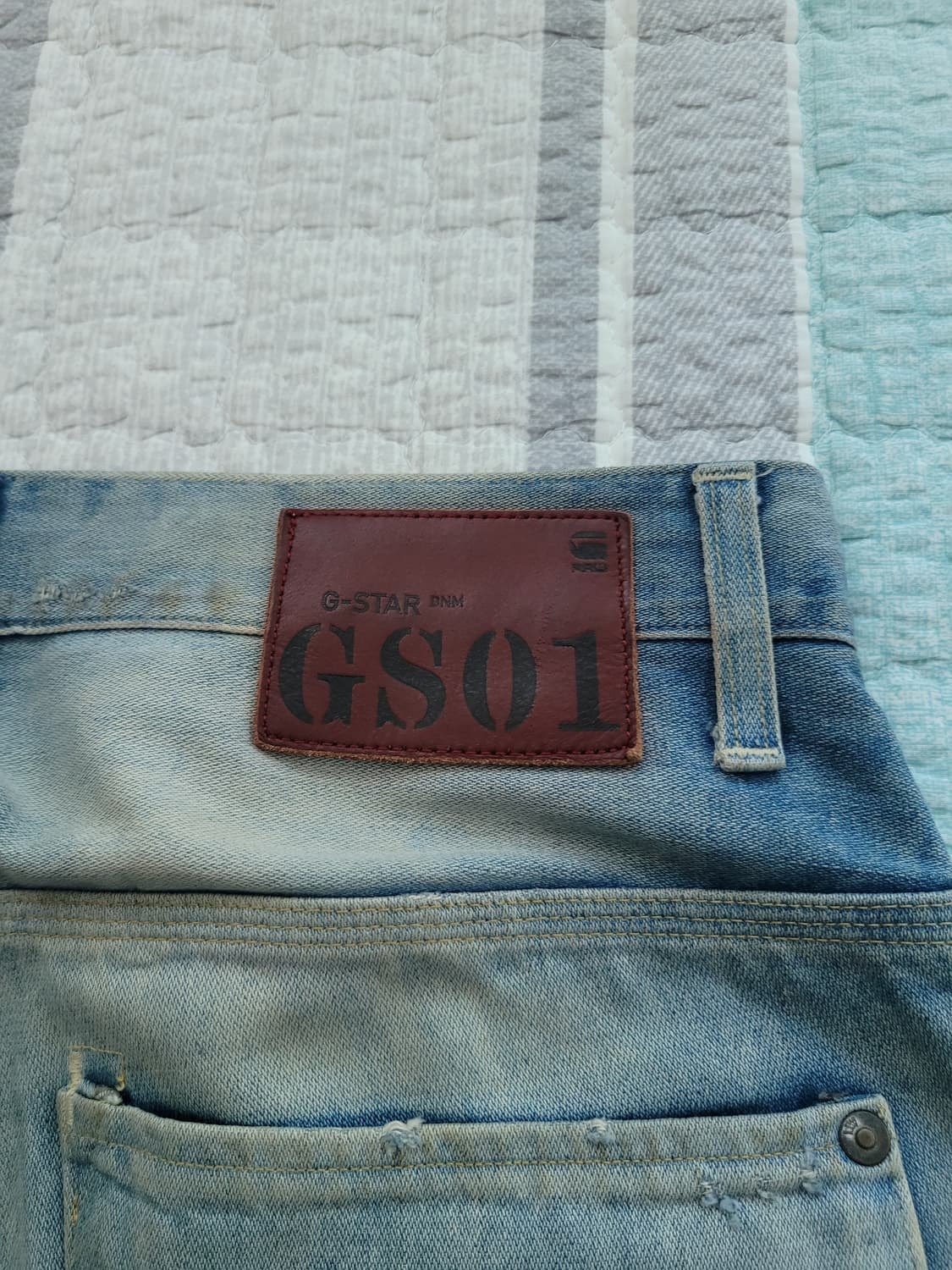 지스타로우 Gstarraw. 뉴레이다슬림 디스리페어 빈티지연청진. 31 상품이미지9