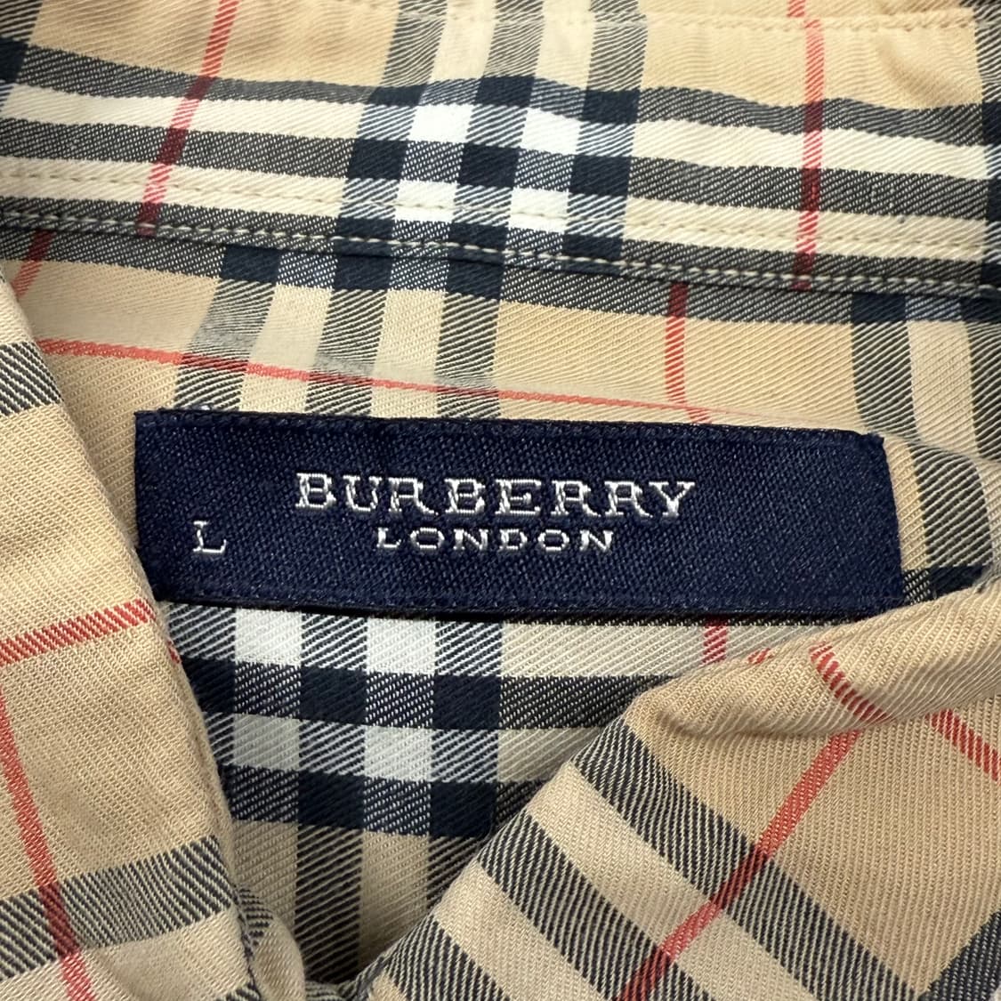 [정품/L] 버버리 클래식 체크 셔츠 b19 상품이미지5