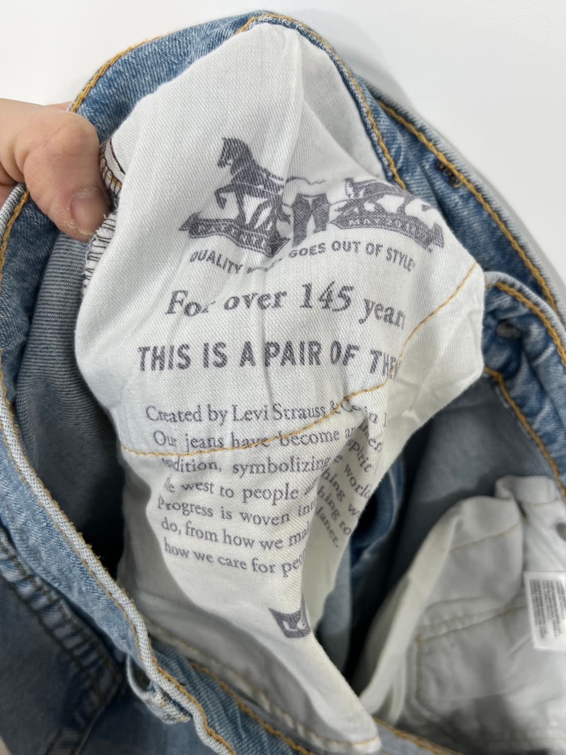 리바이스 511 슬림핏 연청 데님 팬츠  상품이미지6