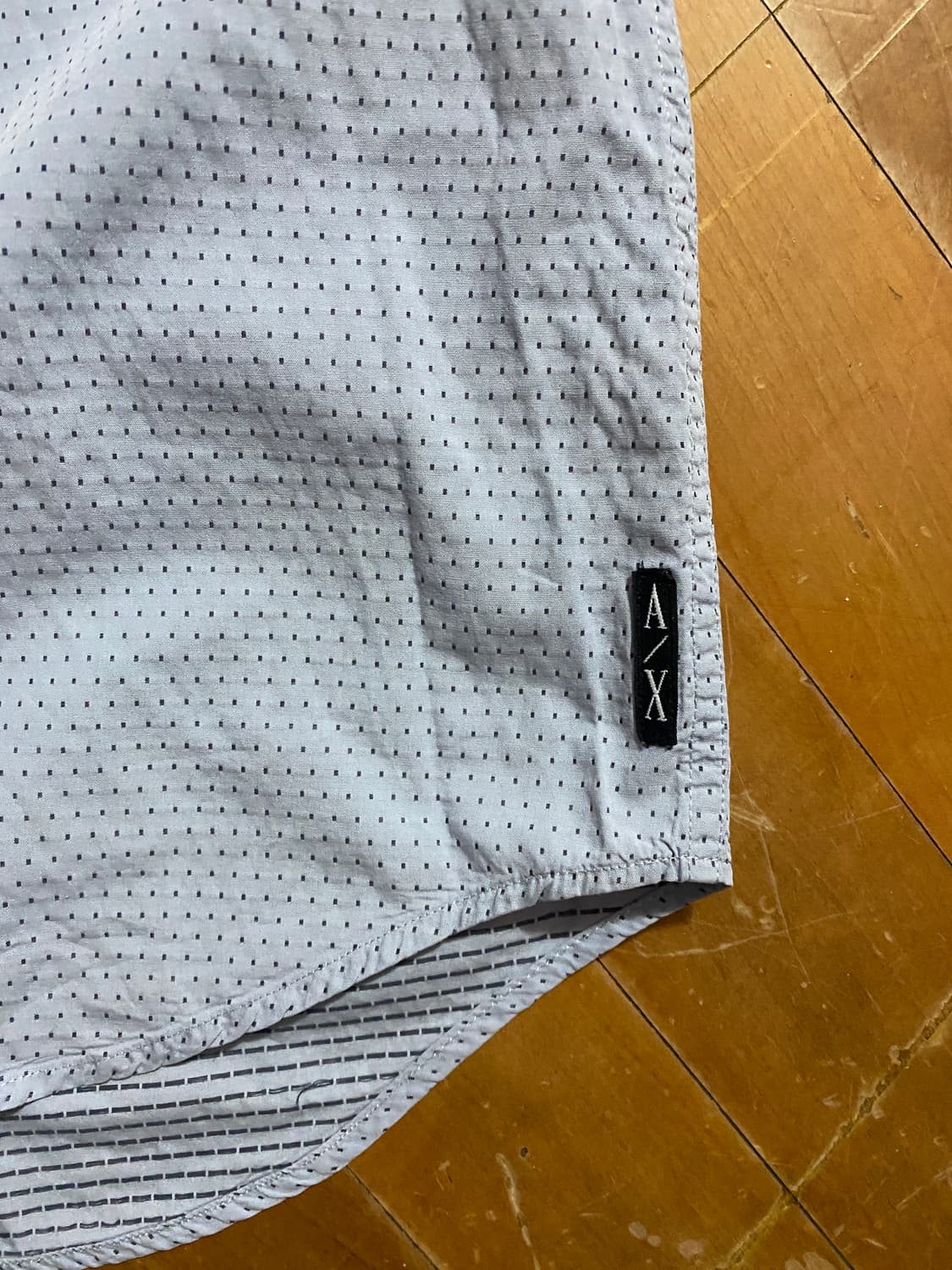 Armani Exchange 남성 도트 패턴 셔츠 (110) 상품이미지3