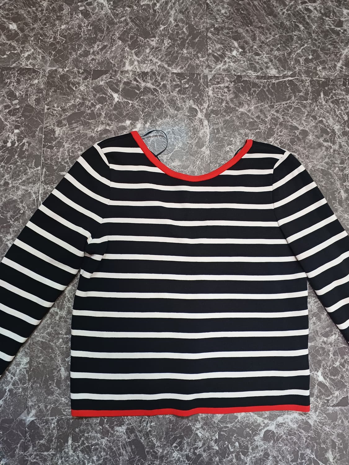 자라(ZARA) 스트라이프 크롭 니트 (새상품) 상품이미지3