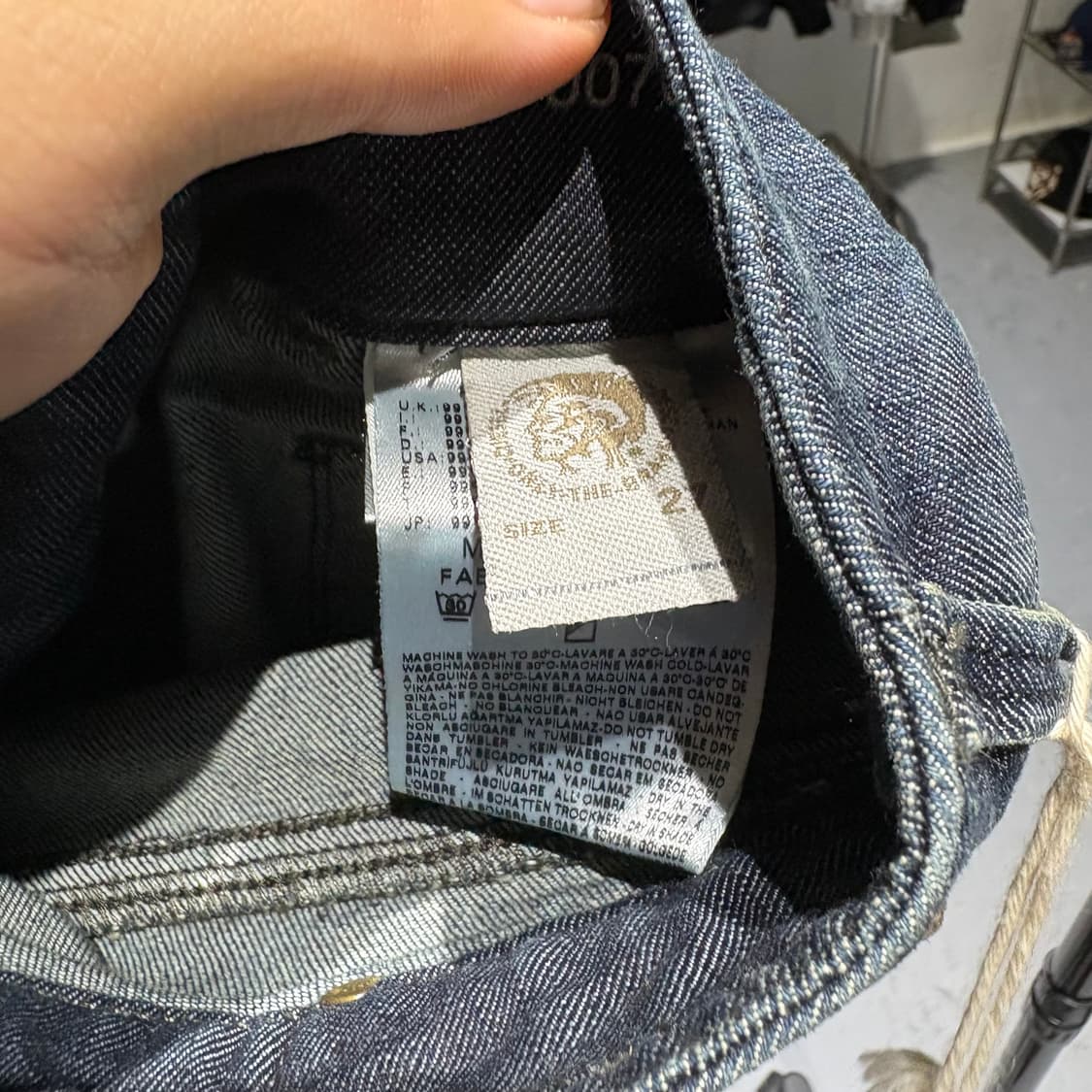 디젤 진 월키 데님청팬츠 상품이미지9