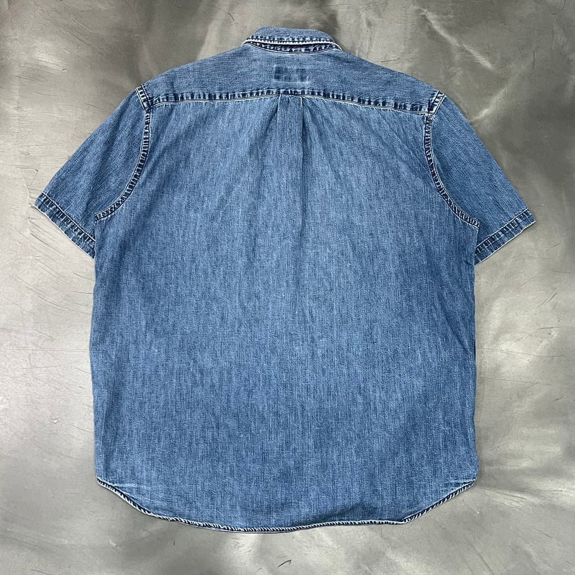  에디바우어 데님 하프 셔츠 y16240 상품이미지2