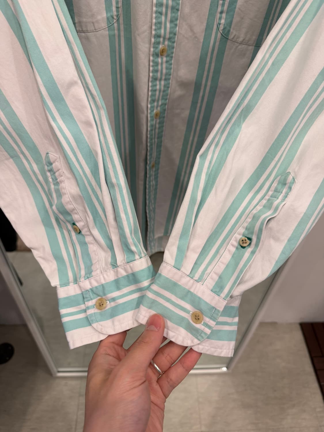 90s Tommy Hilfiger 타미힐피거 스트라이프 셔츠 상품이미지4