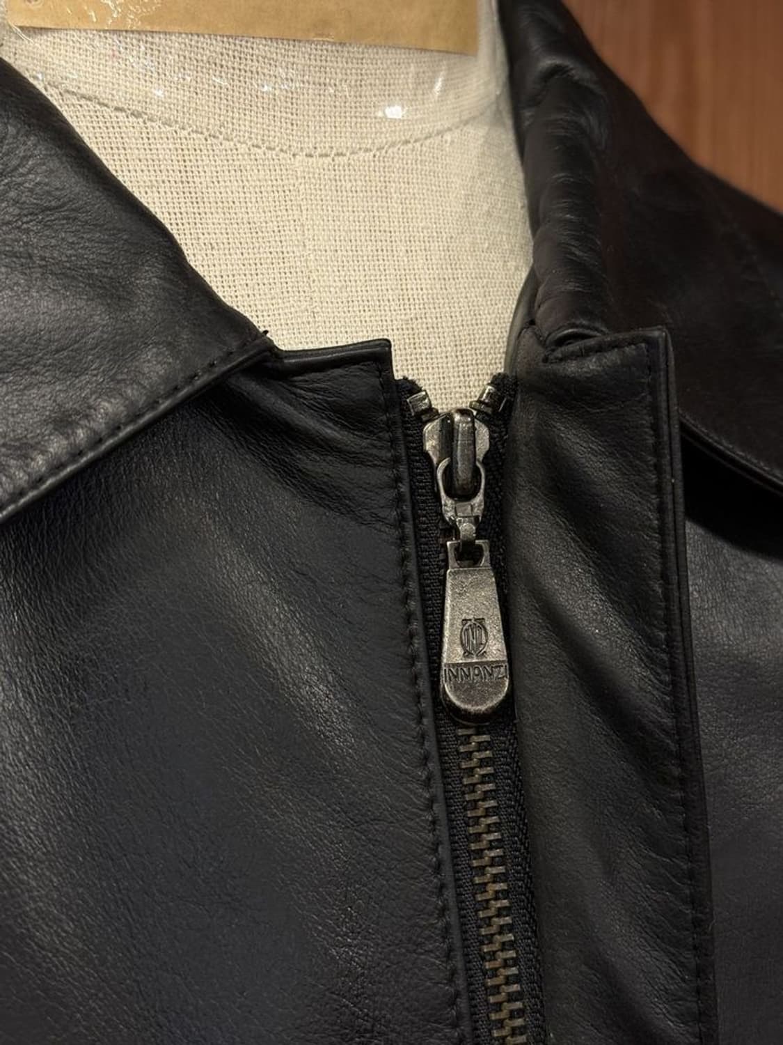 인난찌 레더 블루종 상품이미지6