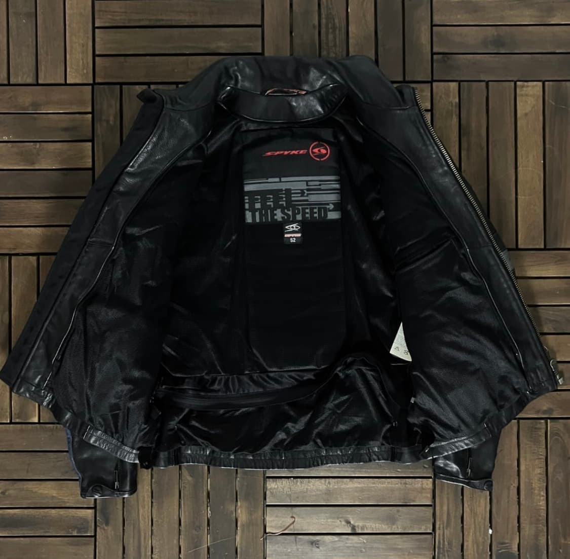 Spyke 레더 바이크 자켓 상품이미지4
