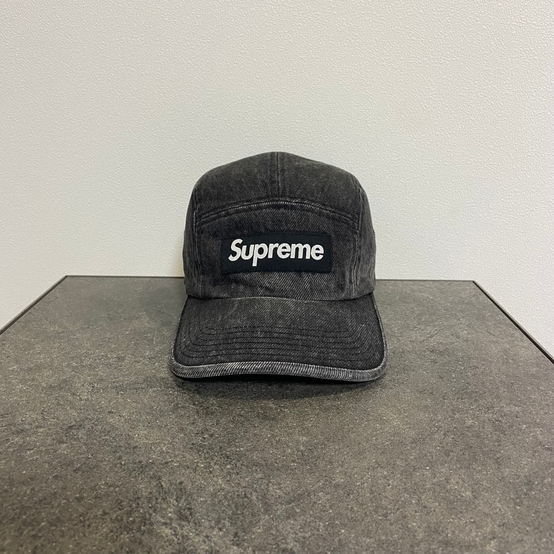 (OS) 슈프림 박스로고 캠프캡 모자 23SS 데님 블랙 상품이미지2