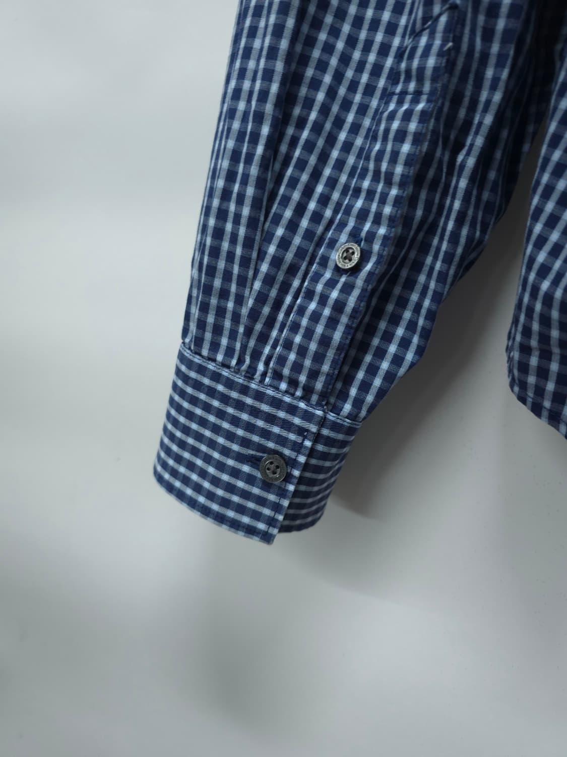 캘빈클라인 진 견장 디테일 블루 체크 셔츠 (105~110) 상품이미지10