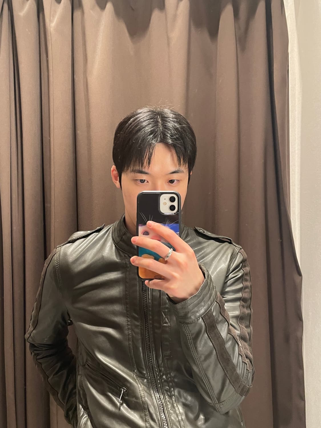 자라 페이크 레더 바이크 자켓 상품이미지1