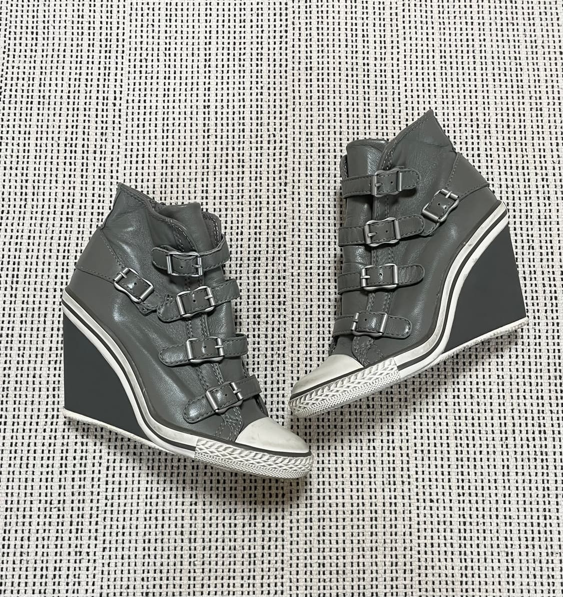 Ash belted leather hightop sneakers 35 상품이미지1