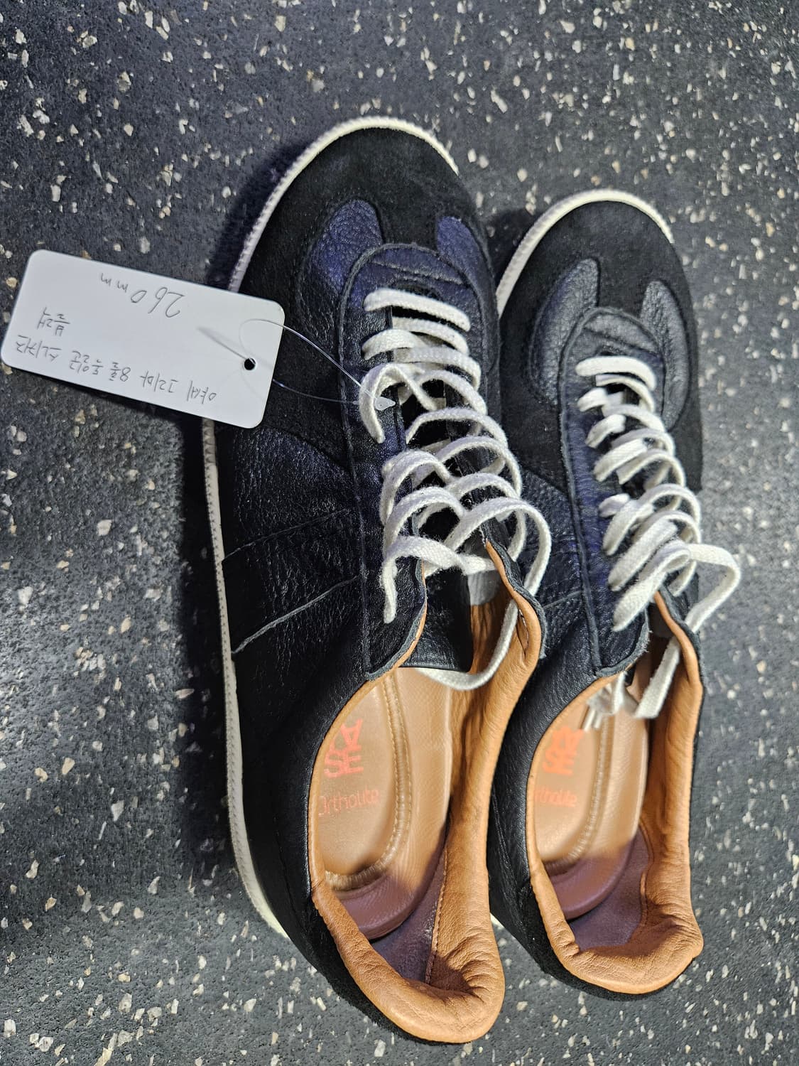 야세 그리마 8홀 독일군 스니커즈 블랙 260mm 상품이미지1