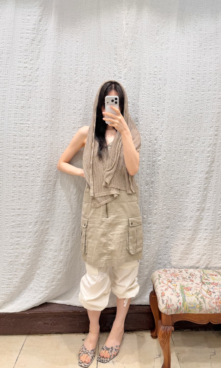 Cargo sleeveless ops 상품이미지5