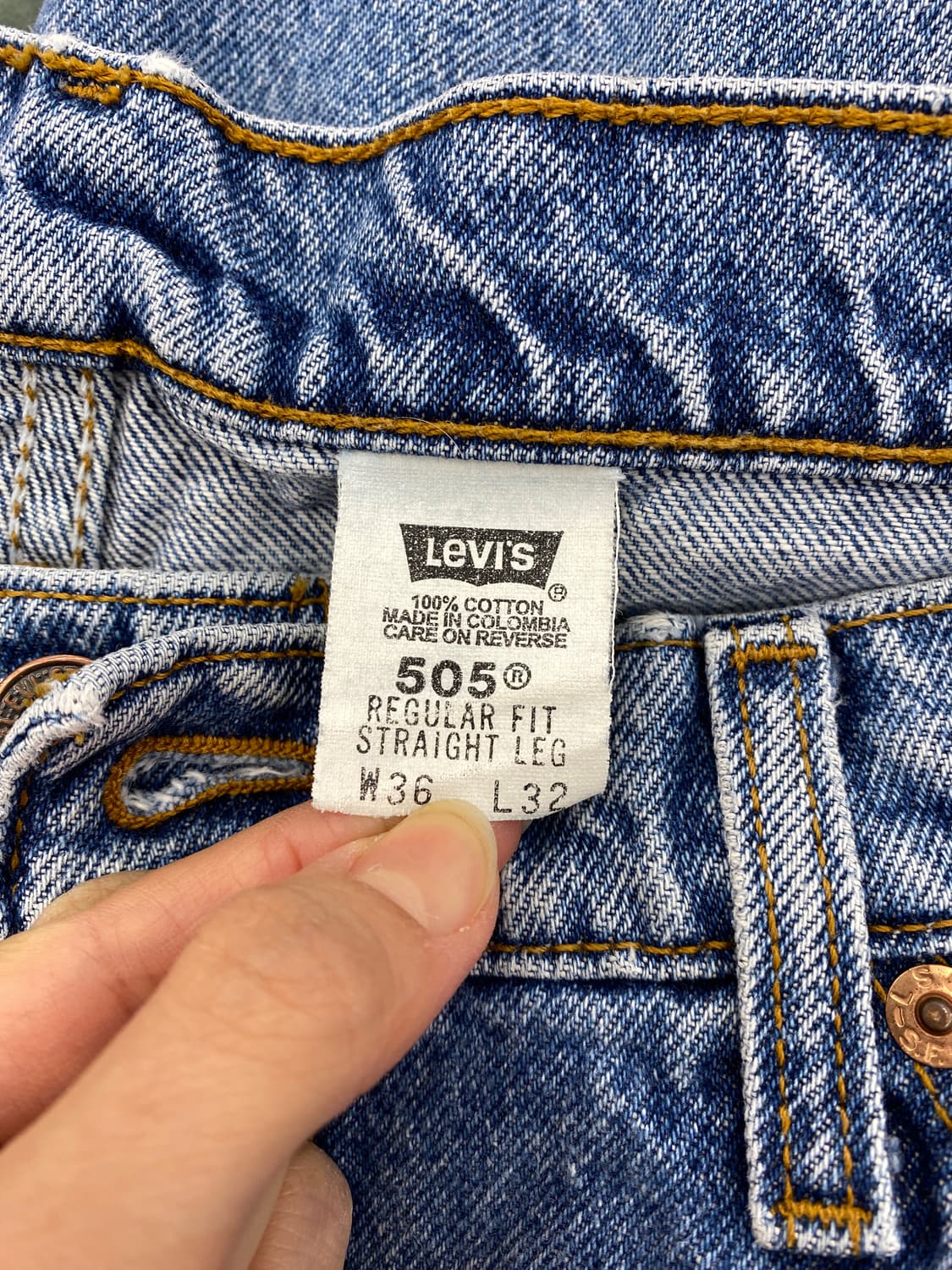 90s Levis 505 Orange tab [342] 상품이미지8