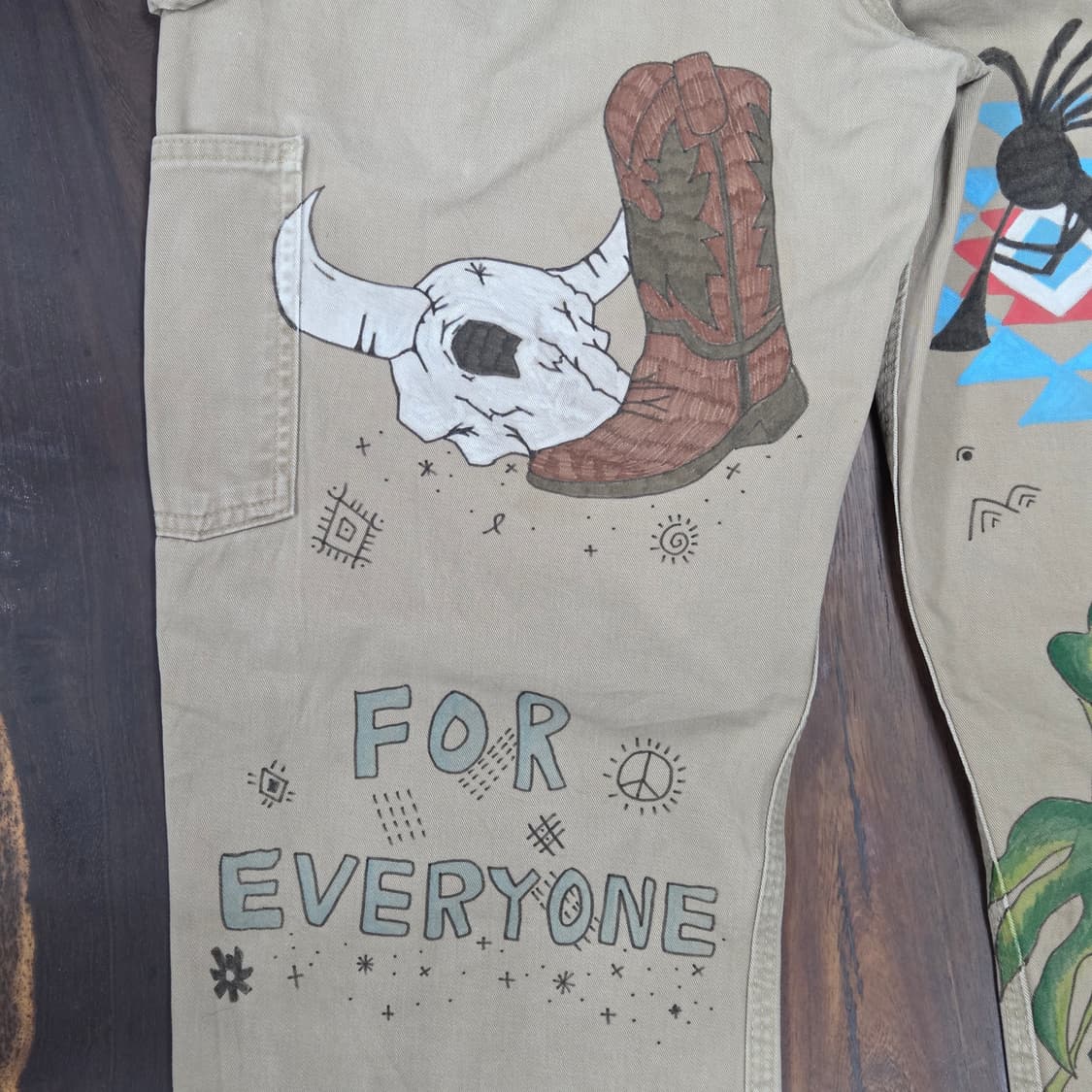 칼하트 핸드드로잉 팬츠 상품이미지6