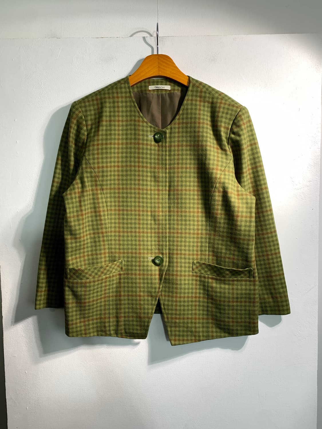 chikuma seni 빈티지 노카라 자켓  상품이미지1