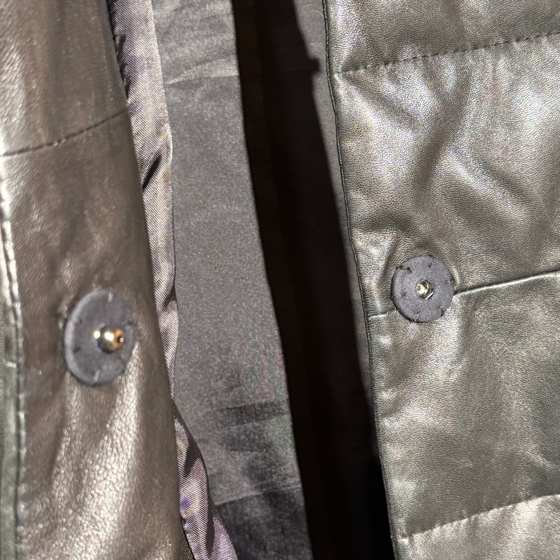 오리지널 램스킨 여성 덕다운 패딩 코트 M 양가죽 상품이미지5