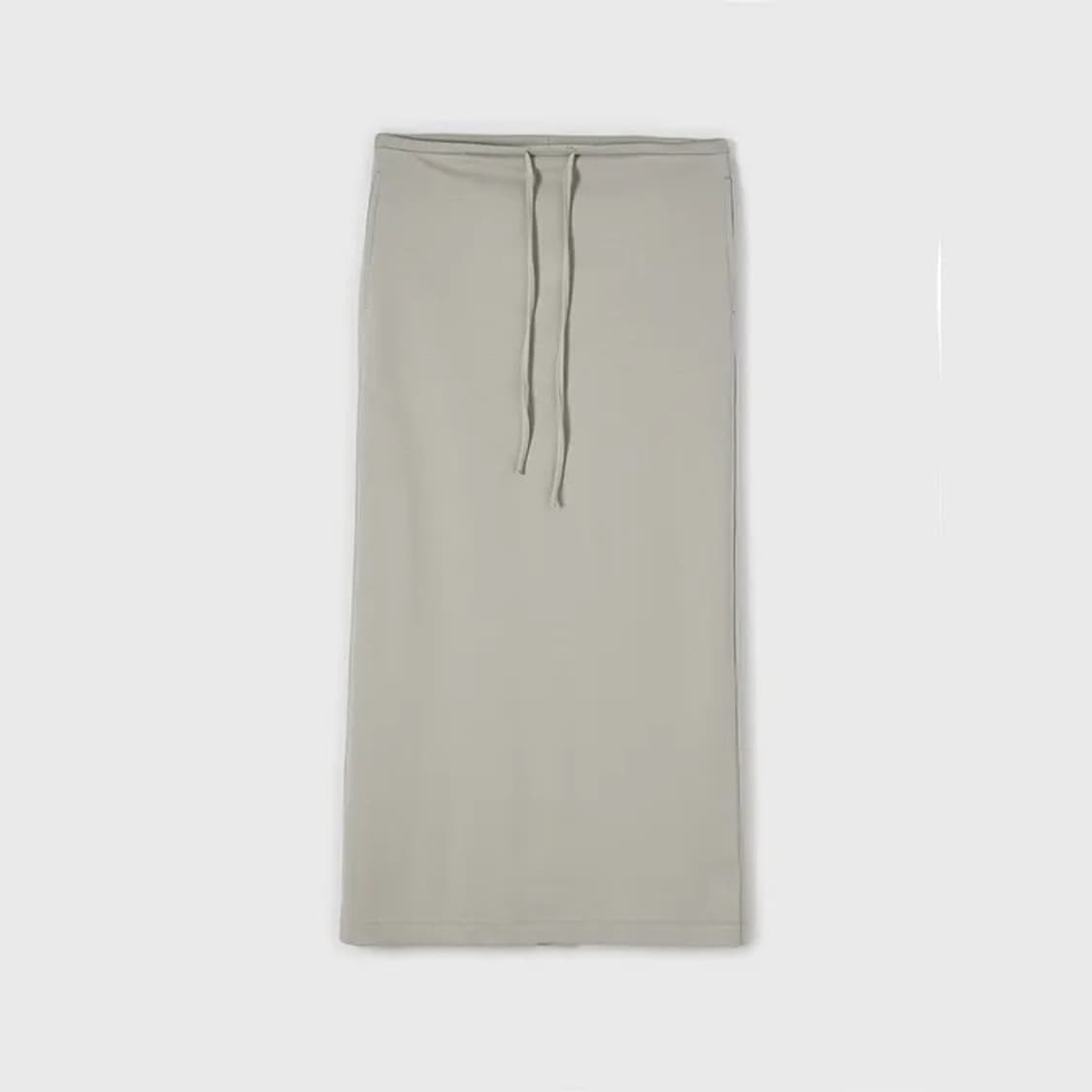 (새상품) lfm drawstring maxi skirt 미스트그레이 상품이미지2