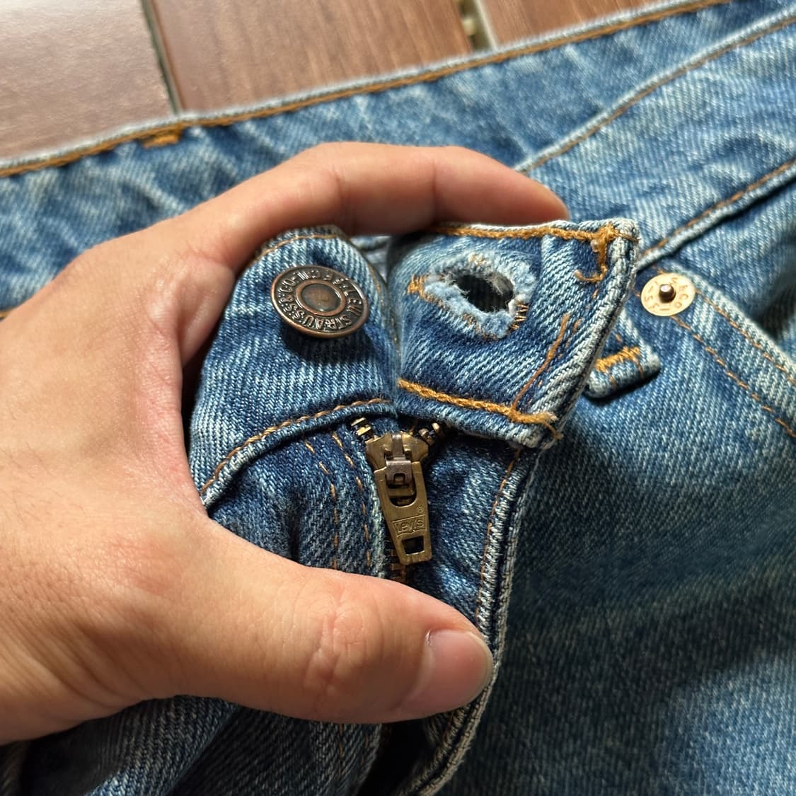 90‘s Levi’s 550 usa denim pants 상품이미지5