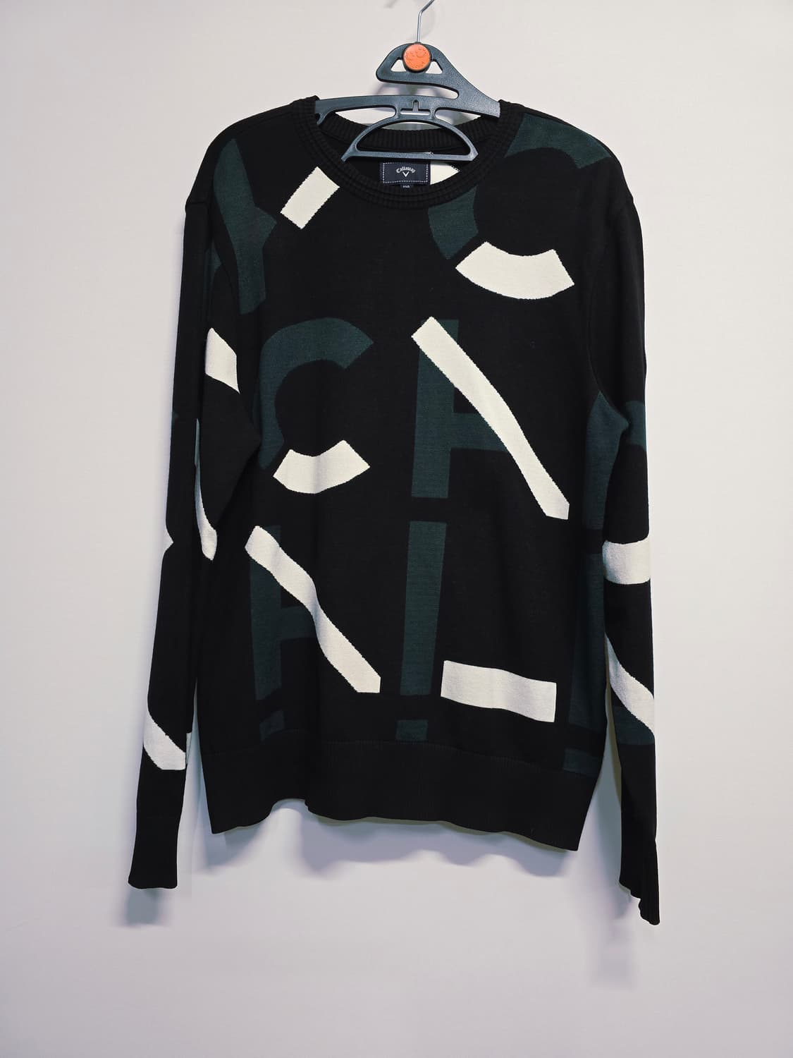 캘러웨이 블랙 패턴 니트 스웨터 상품이미지1