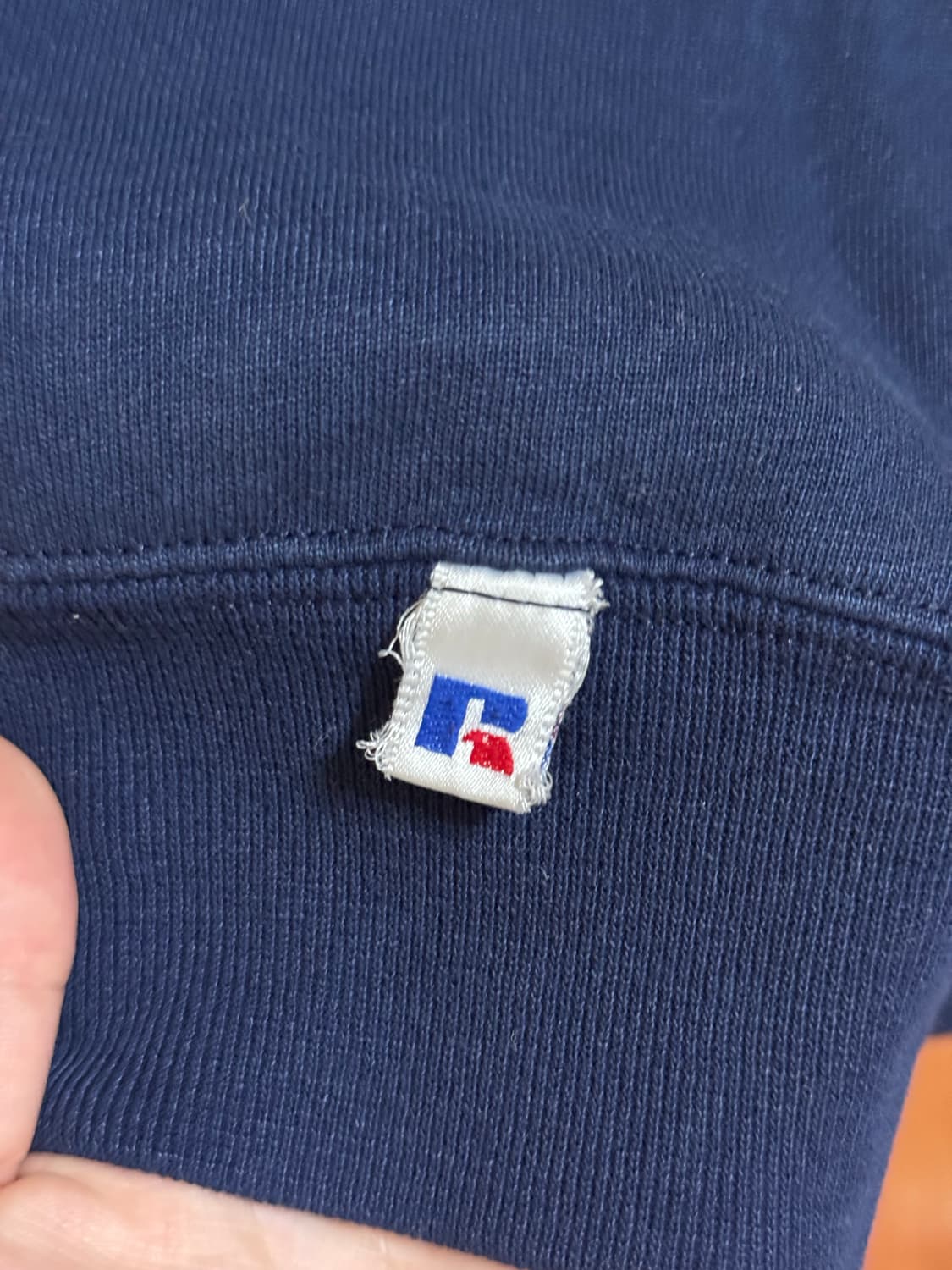 90s 러셀 스웻 네이비 50/50 made in usa 상품이미지4