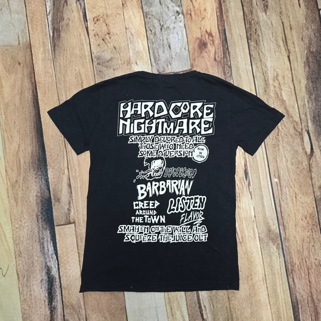 JAPAN 리슨플레이버 스트릿 서브컬처 펑크 티셔츠 상품이미지5