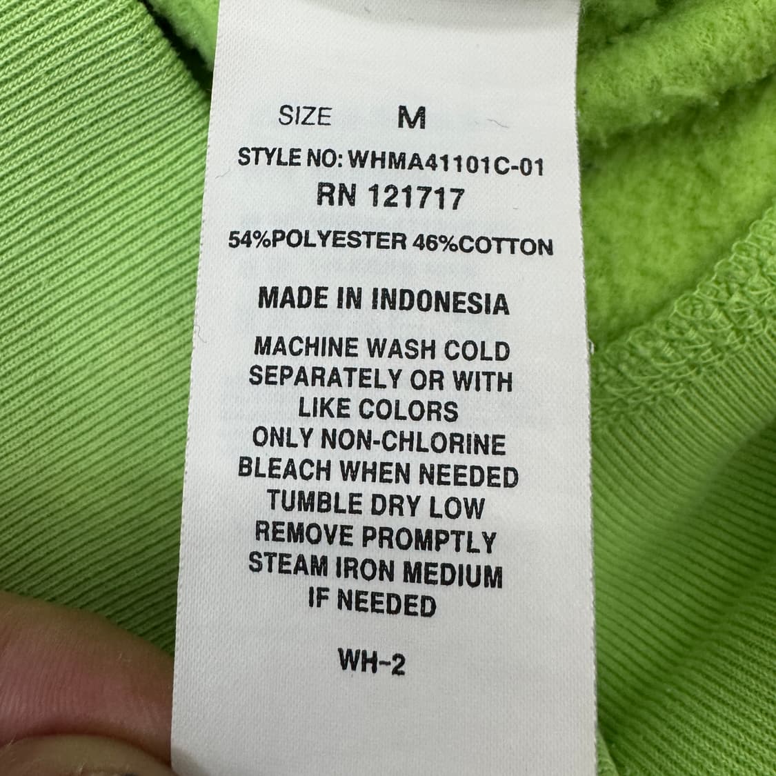 후아유 그린 핑크 아치로고 메로나맛 후드집업 상품이미지6