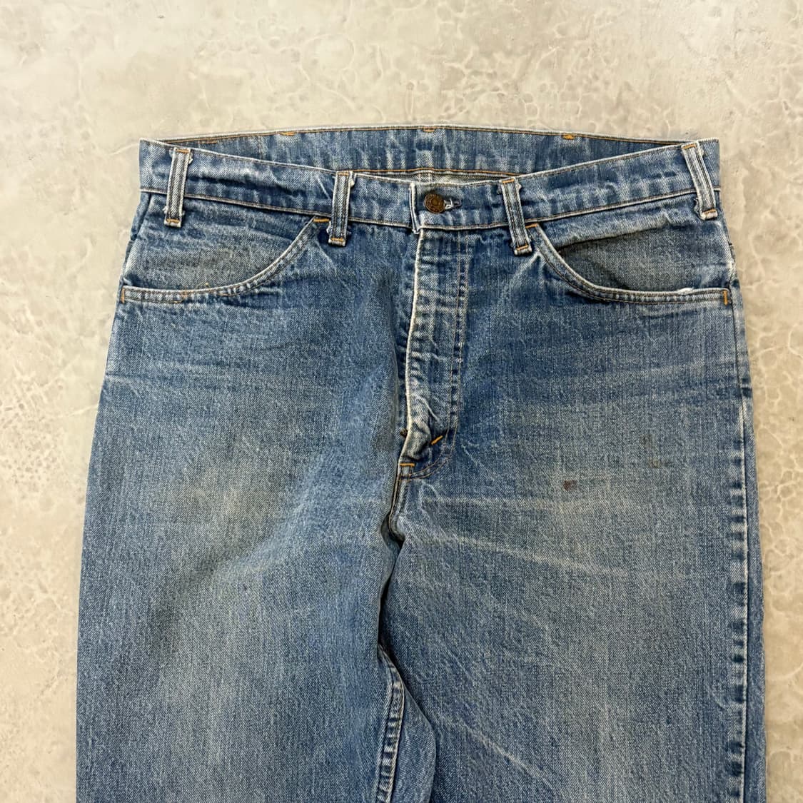 [36/32] 80s USA🇺🇸 리바이스 319 오렌지탭 중청 탈론 상품이미지4