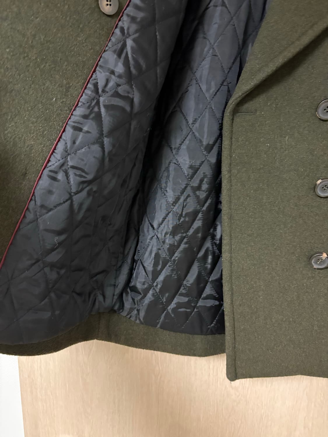 Sandro 울 피코트 카키  상품이미지5