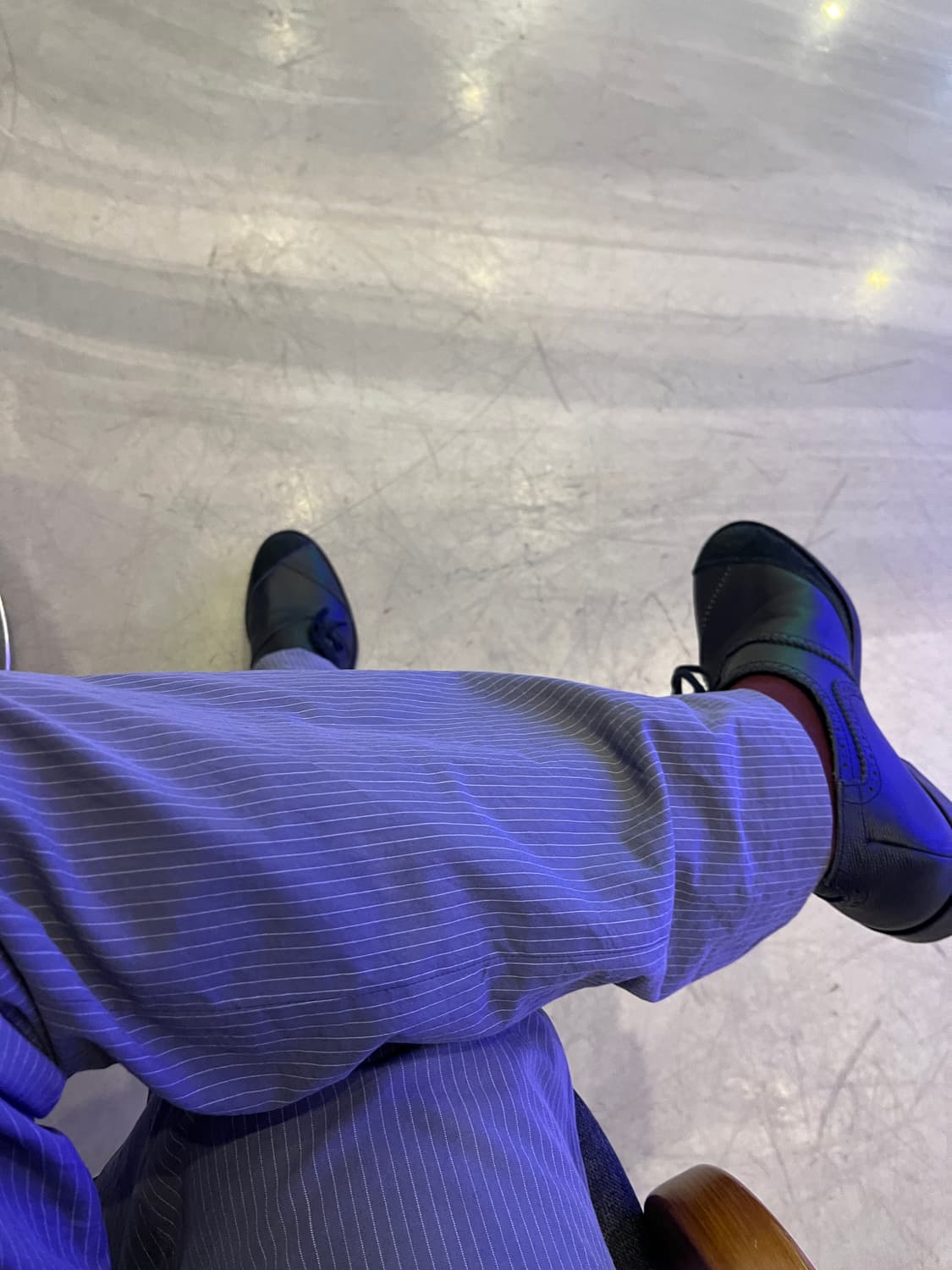 드리스반노튼 벨티드 스트라이프 팬츠 상품이미지4