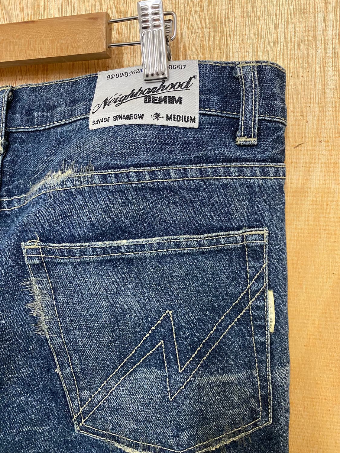 2003 NEIGHBORHOOD destroyed repair denim 상품이미지8