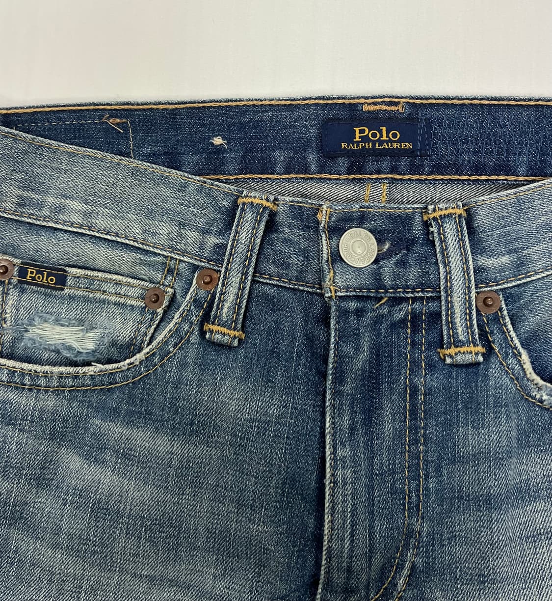 폴로 랄프로렌 패치워크 데님 팬츠 상품이미지4