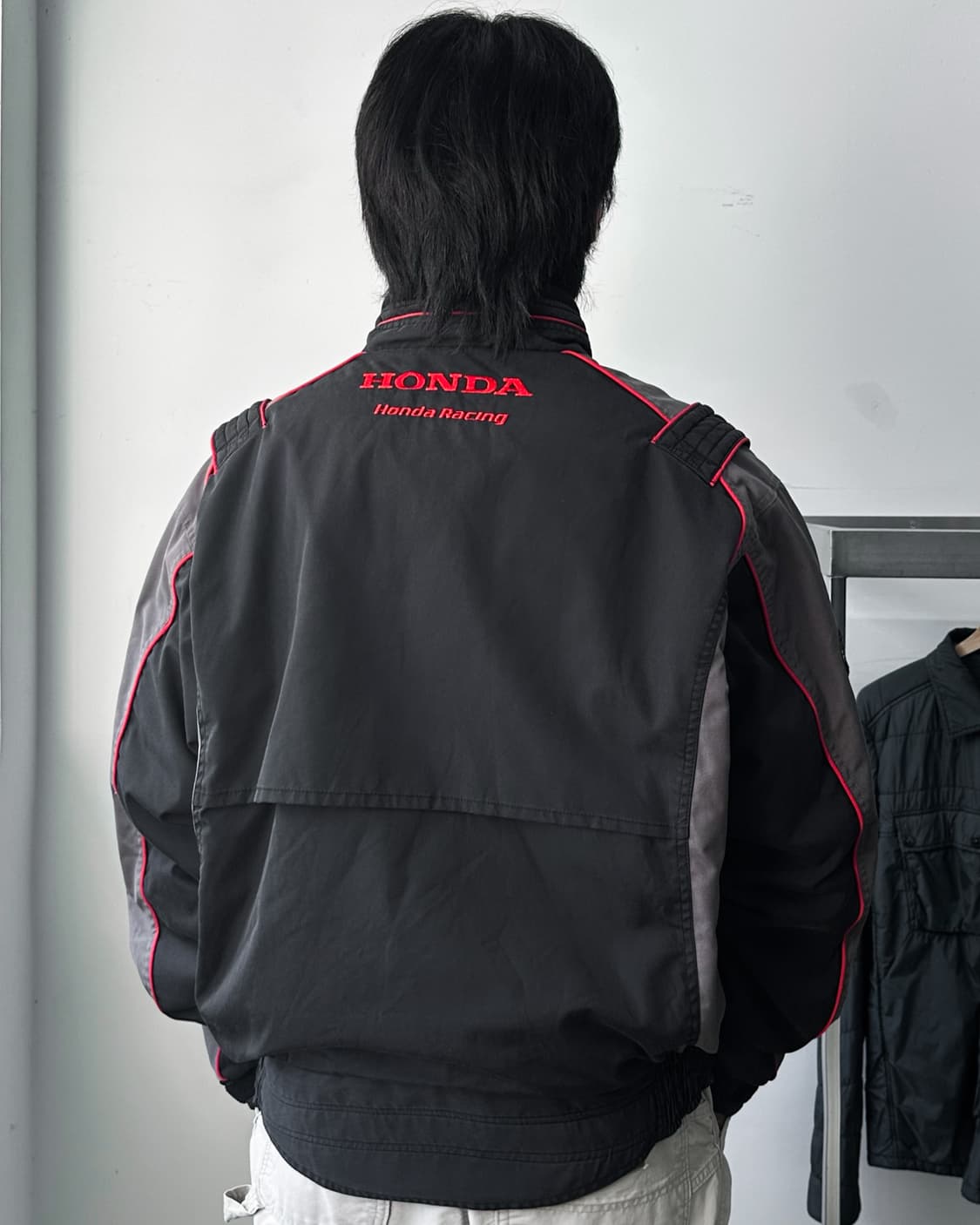 혼다 레이싱 모터사이클 봄버 자켓 상품이미지3