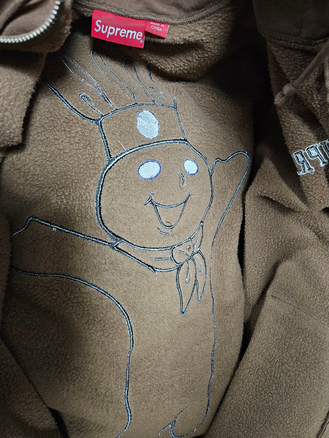 슈프림 도우보이 후드 집업 브라운 XL 상품이미지4