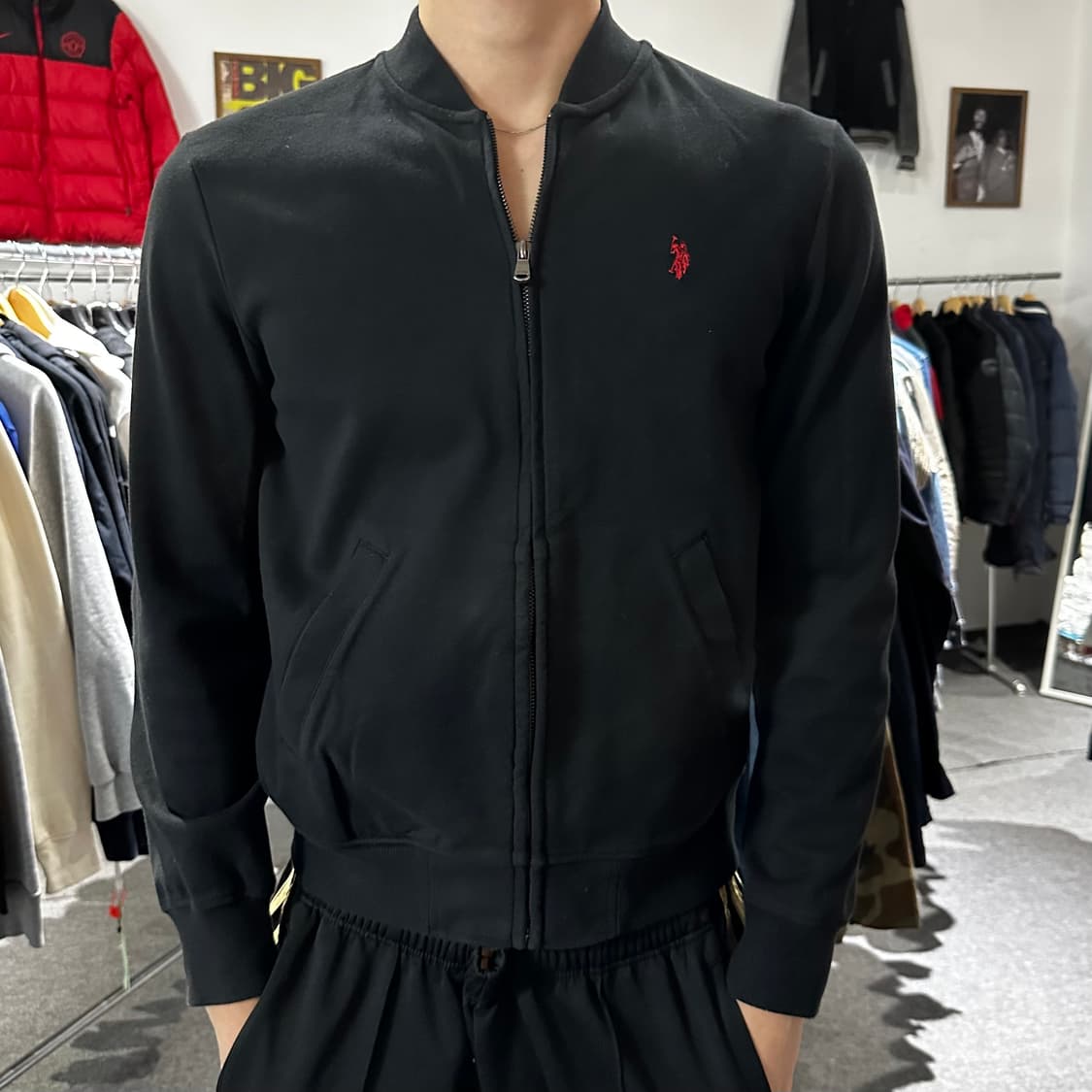 US POLO ASSN 코튼 집업 자켓 상품이미지1