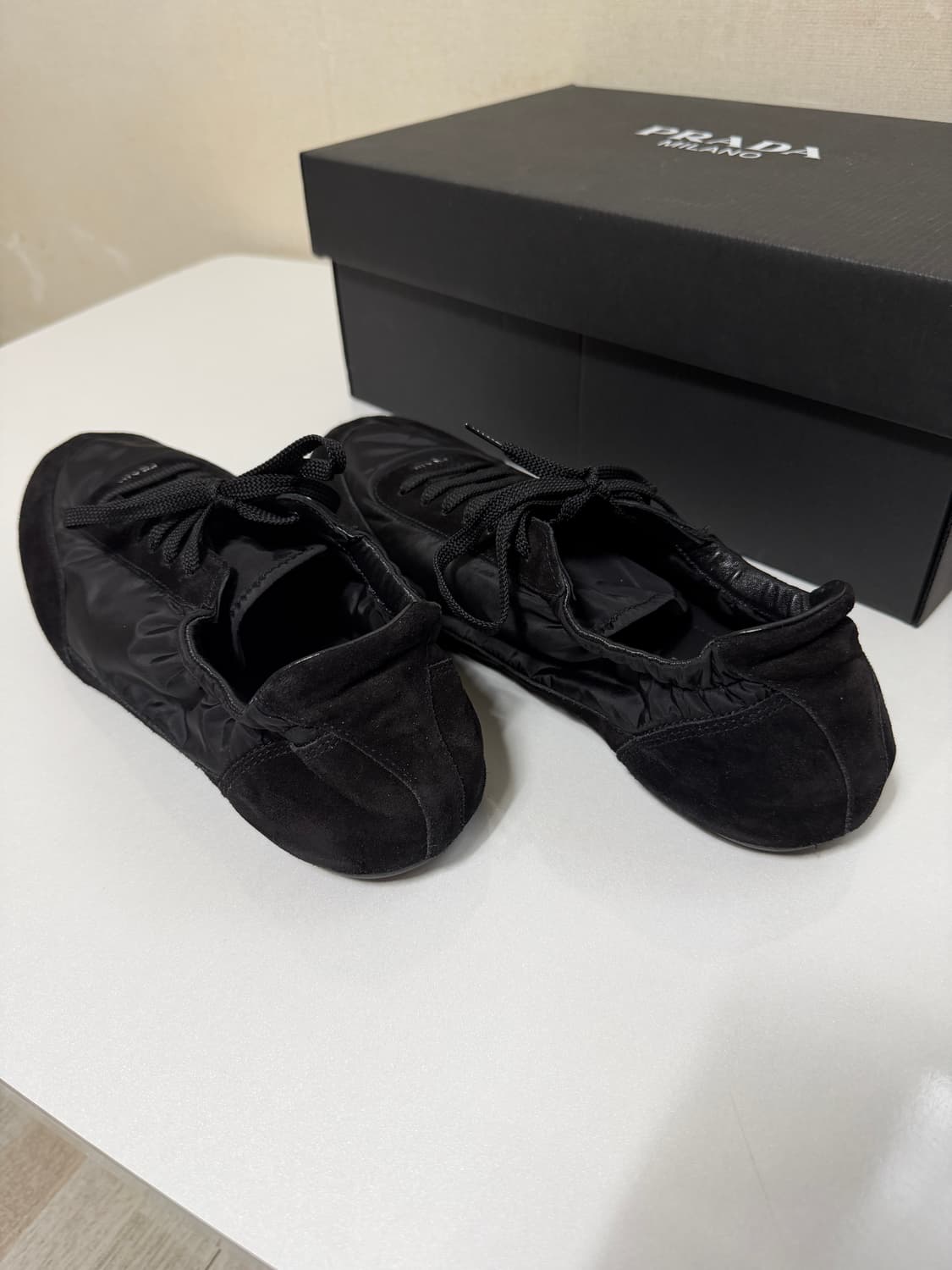 [uk8] 프라다 컬랩스 리나일론 스니커즈 상품이미지4