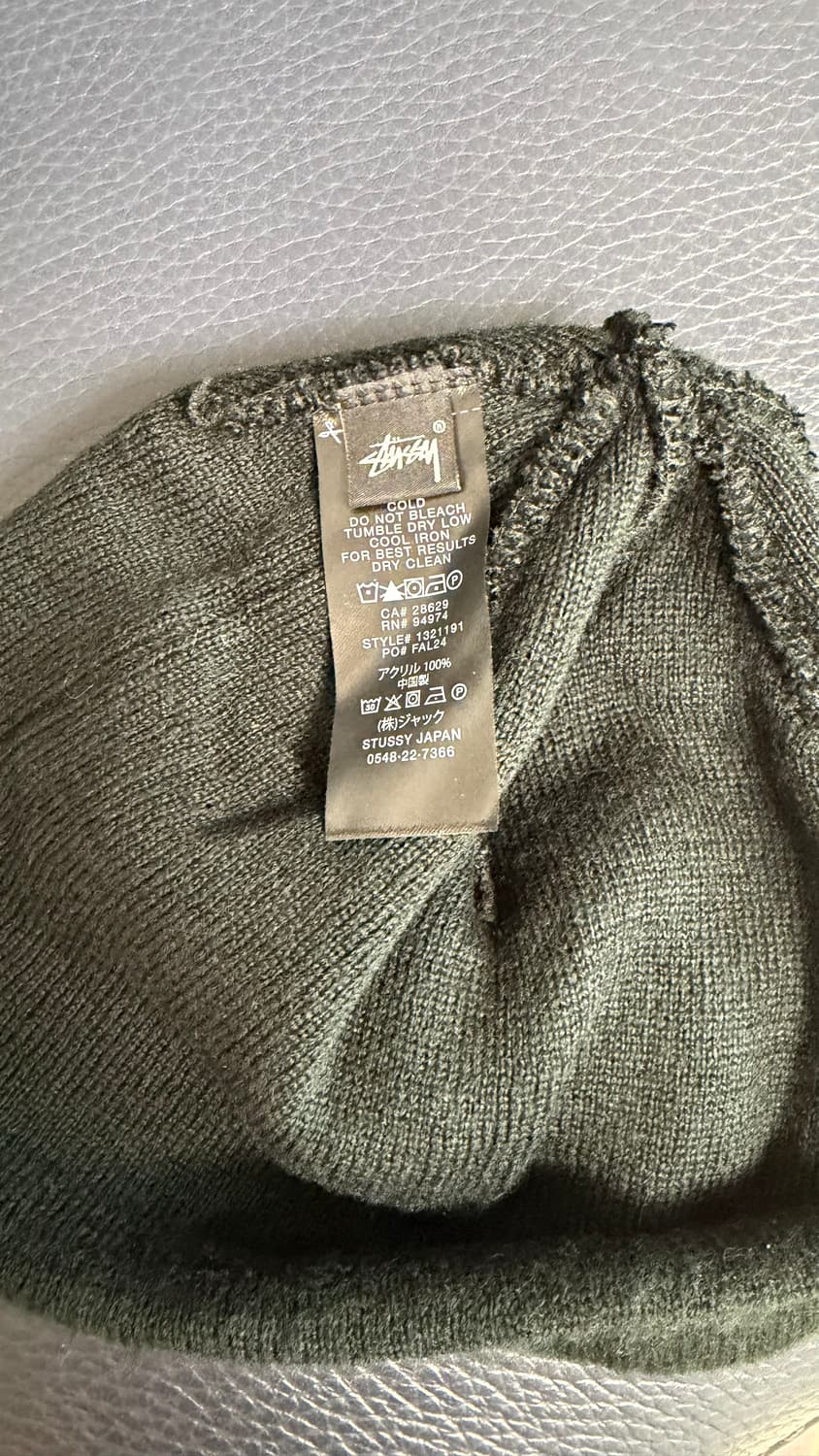 Stussy Brushed Stock Skullcap Beanie Bla 상품이미지4