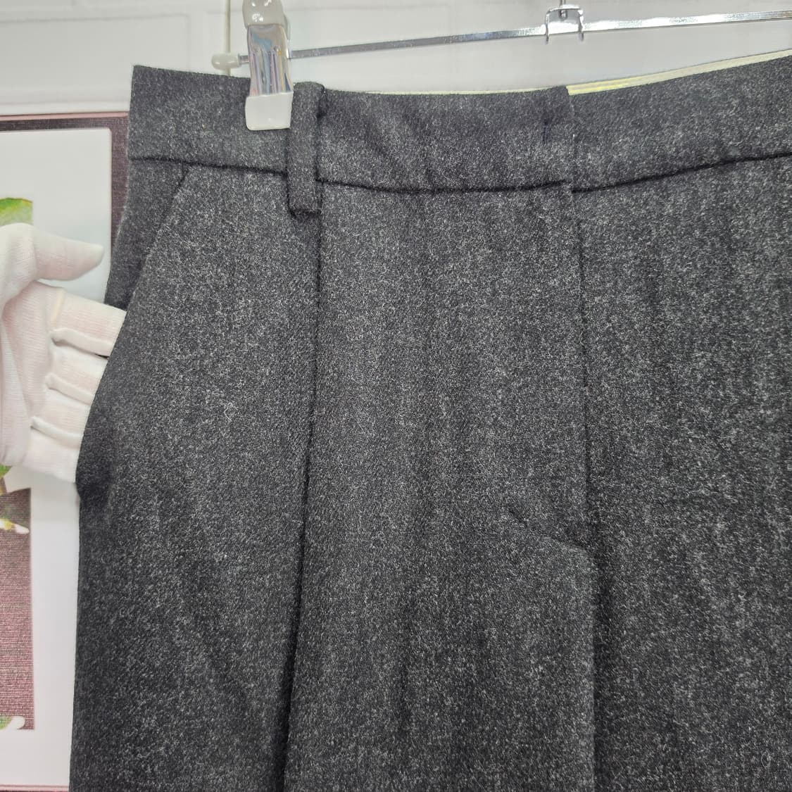 스튜디오 톰보이 와이드 팬츠 바지 슬랙스 28사이즈 새상품급 상품이미지3