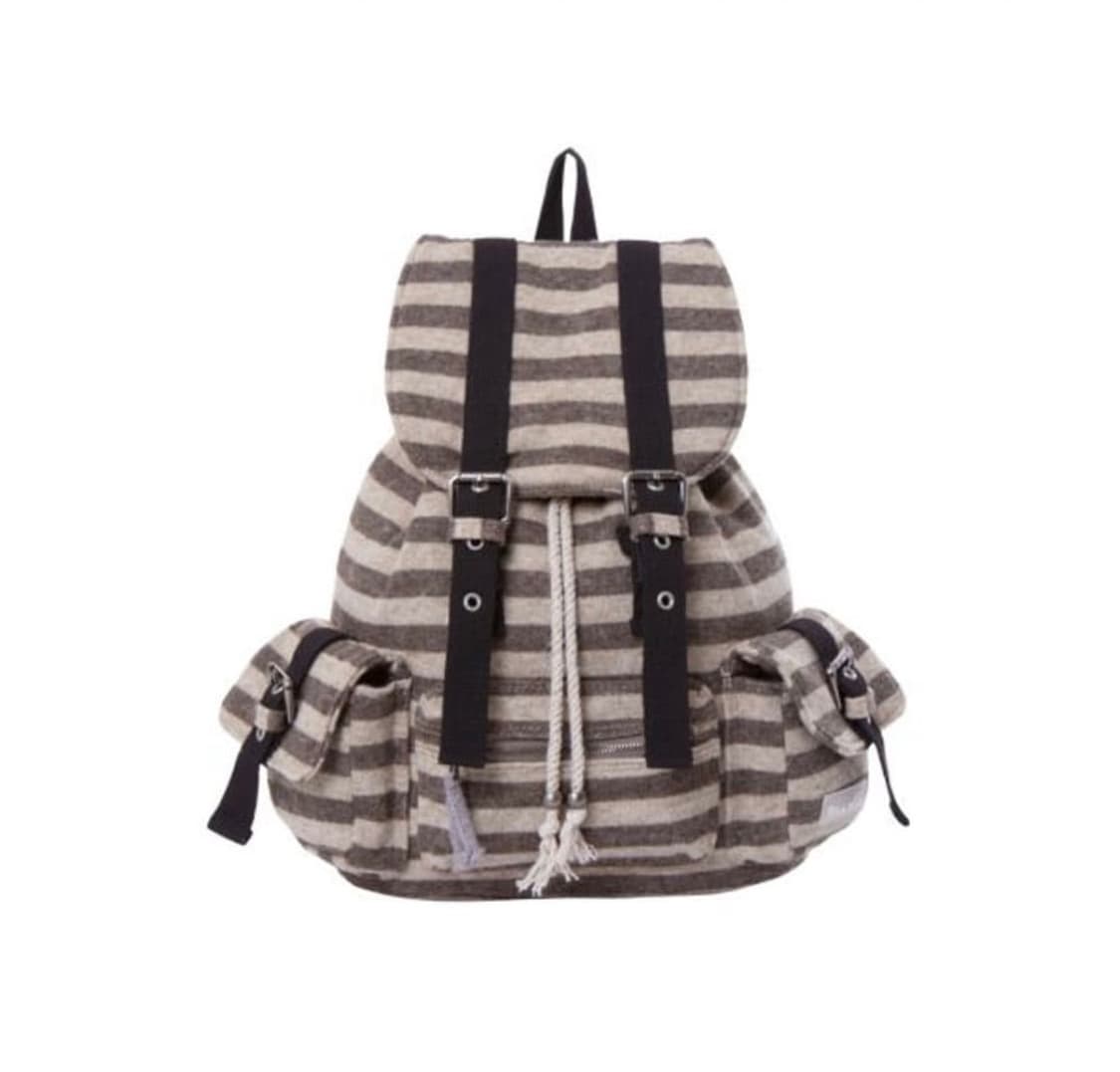 텐스댄스 파히섬 탠스댄스 울 스트라이프 백팩 브라운 상품이미지1