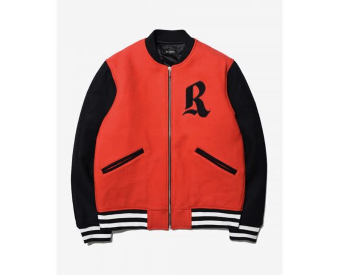 리카르도 부직포 바시티 자켓 레드 상품이미지7