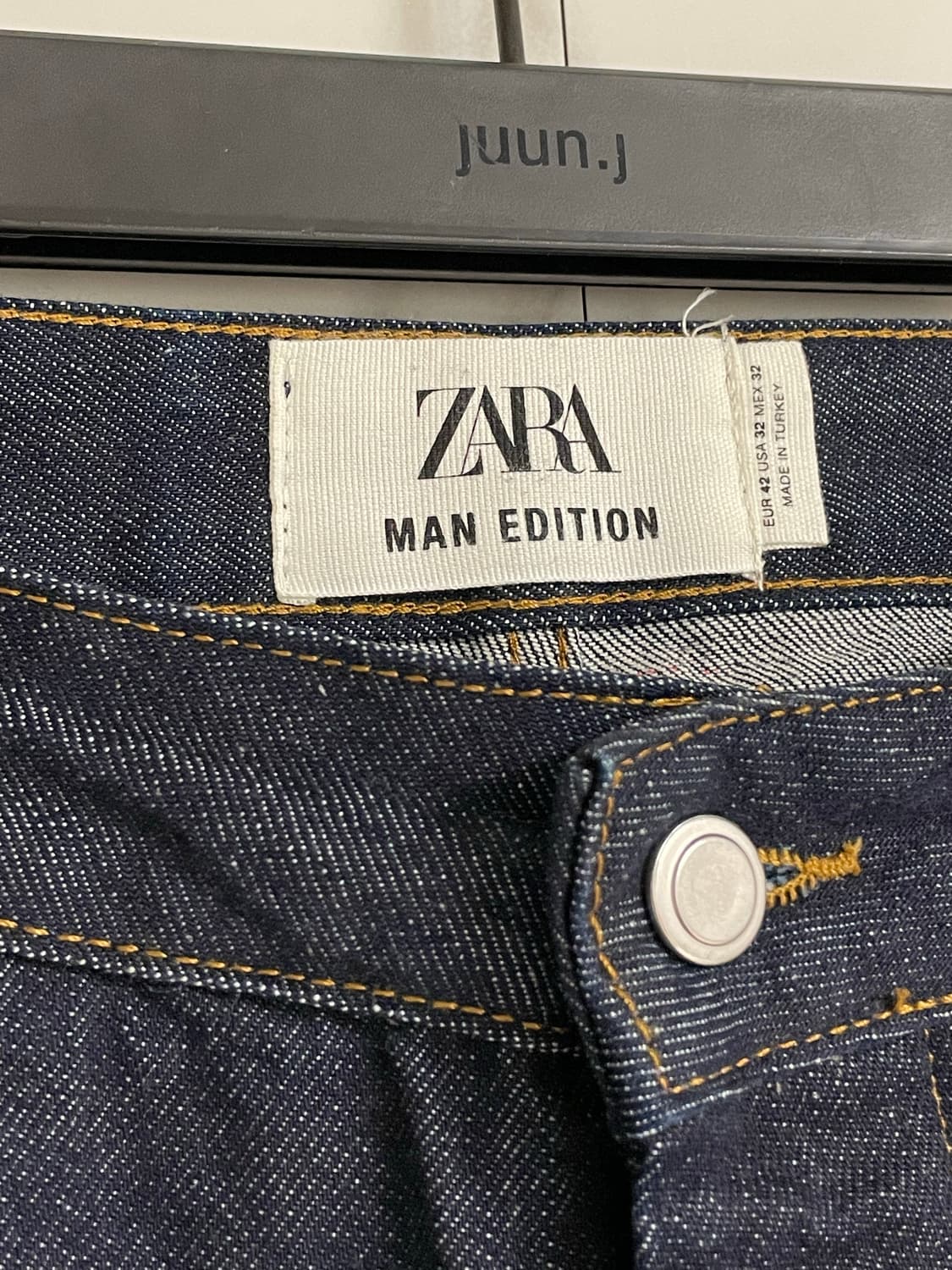 자라 에디션 라인 셀비지 벌룬핏 데님 42(32) 상품이미지3