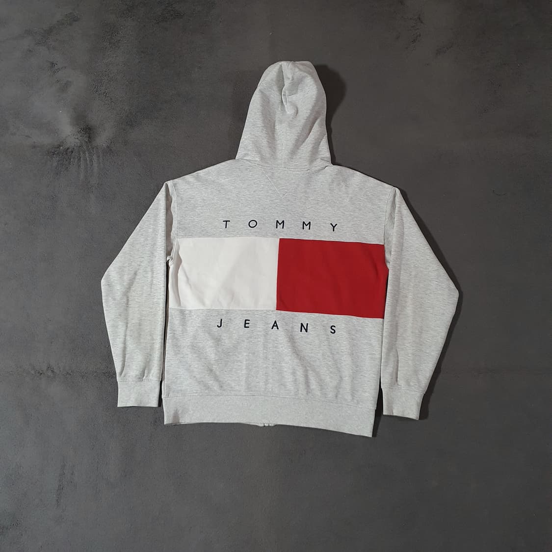 타미힐피거 타미진스 오버핏 빅로고 풀오버 후드집업 M 상품이미지1