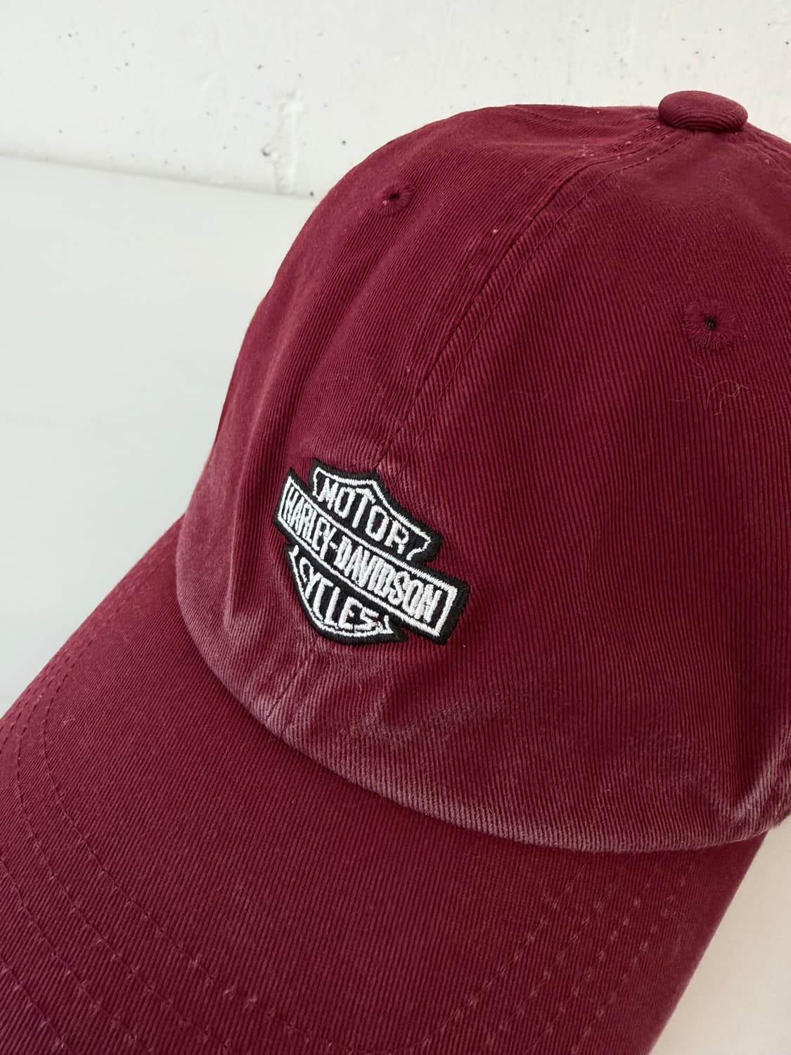 (새제품) 할리데이비슨 컬렉션스 피그먼트 다잉 빈티지 워싱 볼캡 모자 상품이미지3