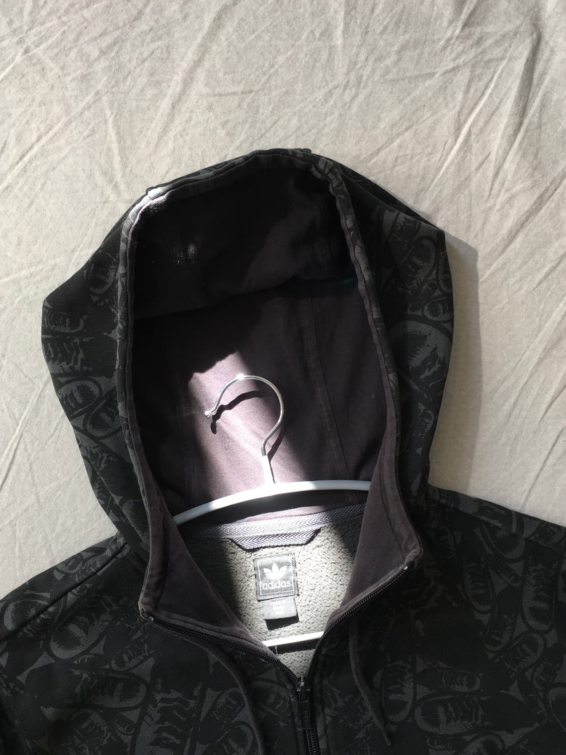 아디다스 그래픽 패턴 후드집업 상품이미지4