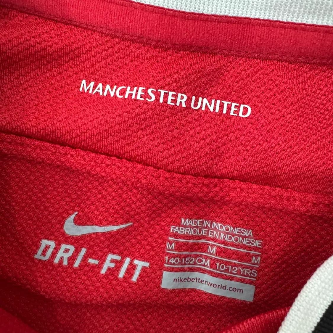 140-150 나이키 보이즈 맨체스터 유나이티드 11-12시즌 유니폼  상품이미지6