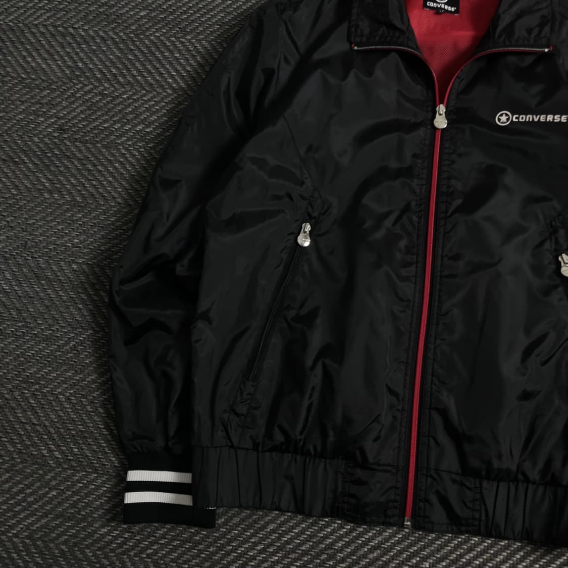 00s 컨버스 올드스쿨 디테일 우븐 트랙 자켓o 3833 상품이미지3