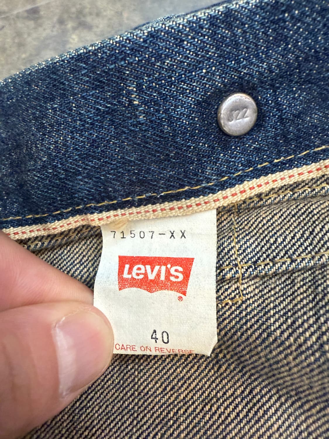 Levi’s 71507-XX 2세대 상품이미지5