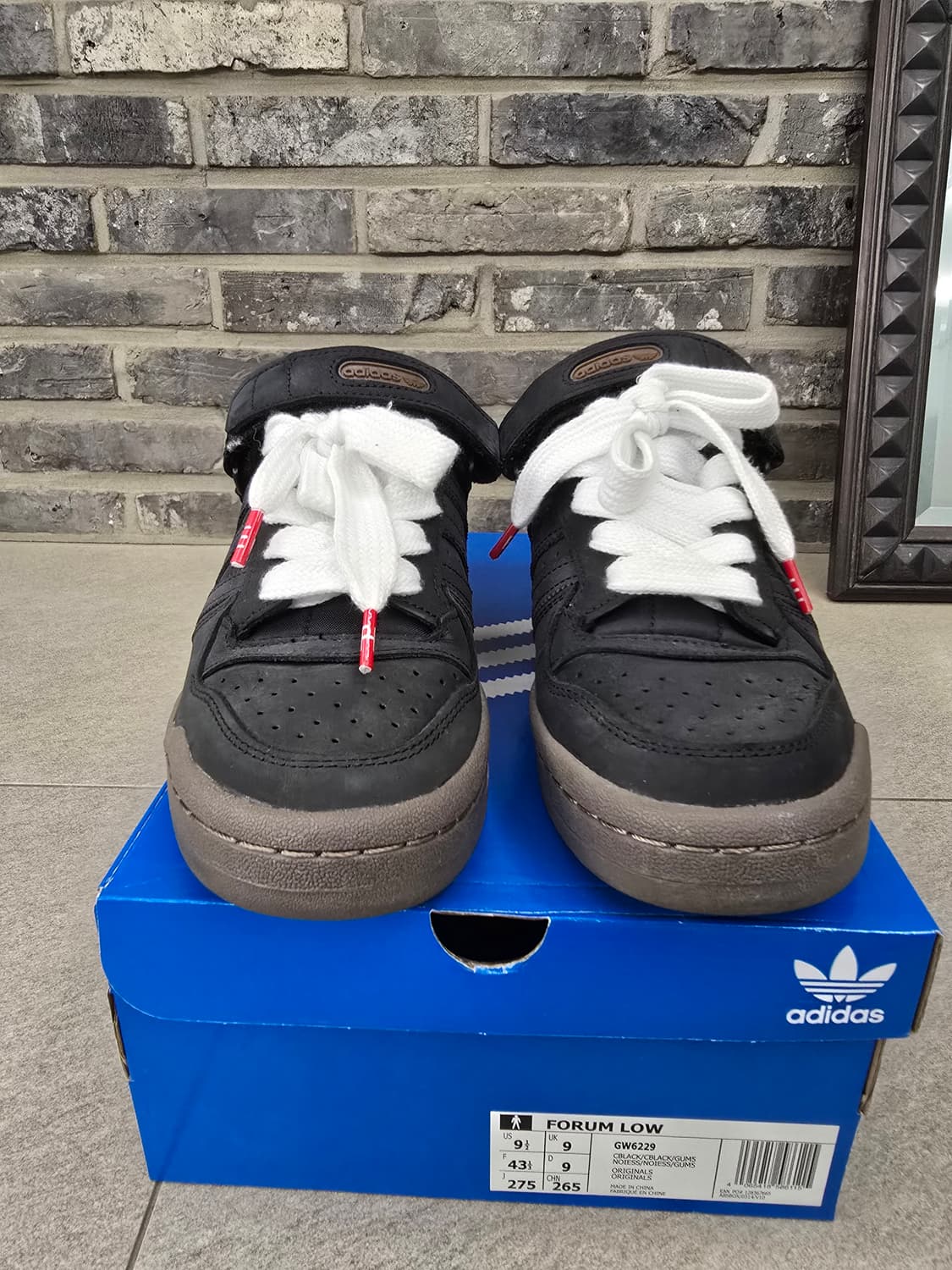 아디다스 포럼로우275 블랙 상품이미지2